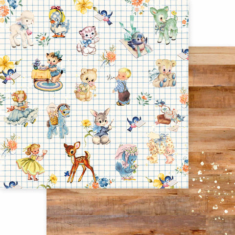 Memory-Place - My Deer Friend II - 12x12 Single Sheet - Sweetest