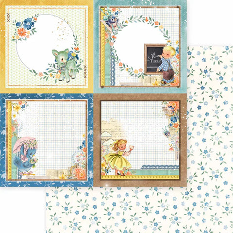 Memory-Place - My Deer Friend II - 12x12 Single Sheet - Hi There