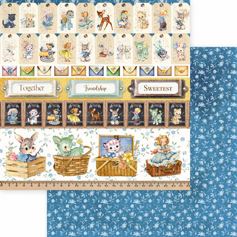 Memory-Place - My Deer Friend II - 12x12 Single Sheet - Friendship