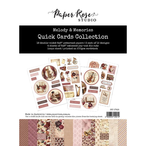 Paper Rose - Melody & Memories - Quick Cards Kit