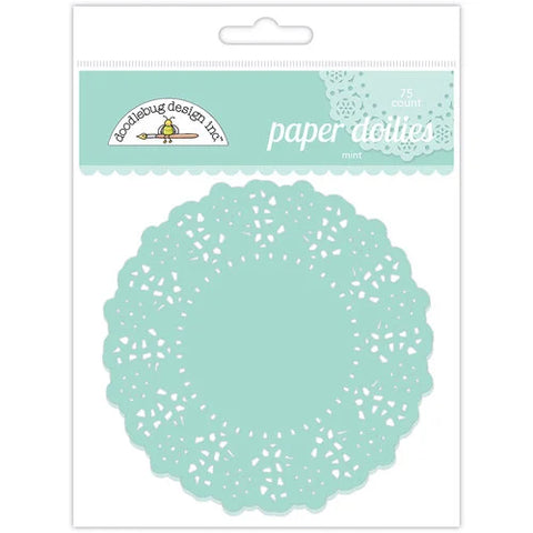 Doodlebug - Paper Doilies - Mint / 4618