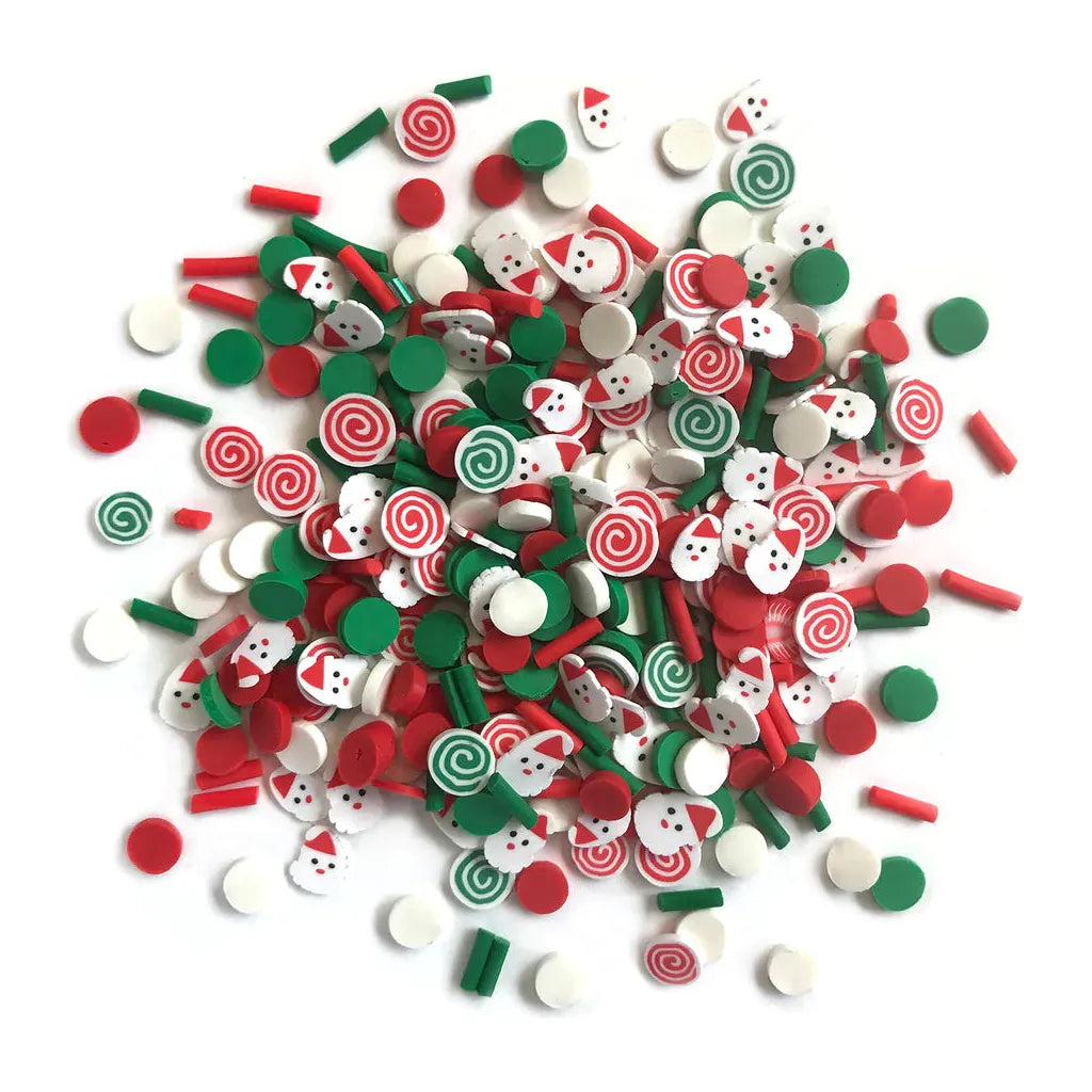 Buttons Galore & More - Shaker Embellishments - Sprinkletz - Saint Nick/NK119