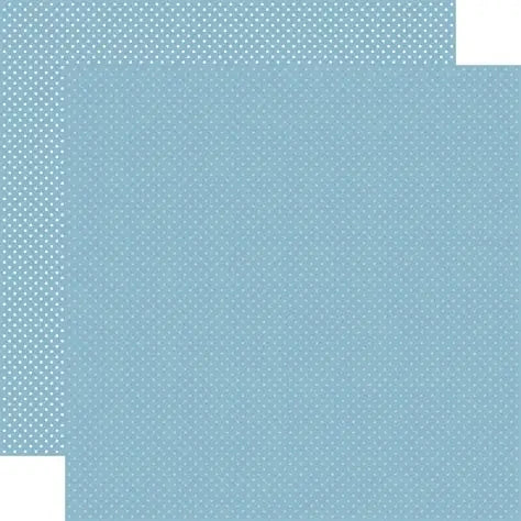 Carta Bella - Dots Cardstock 12 x 12 Single Sheets / Blue