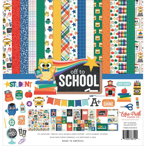 Echo Park - Off To School - 12x12 Collection Kit