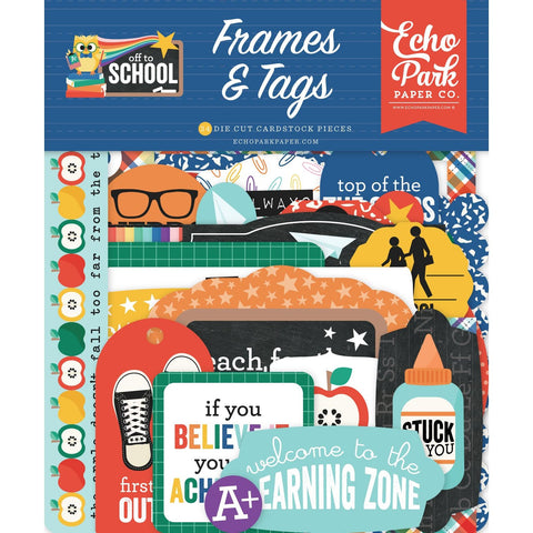 Echo Park - Off To School - Frames & Tags