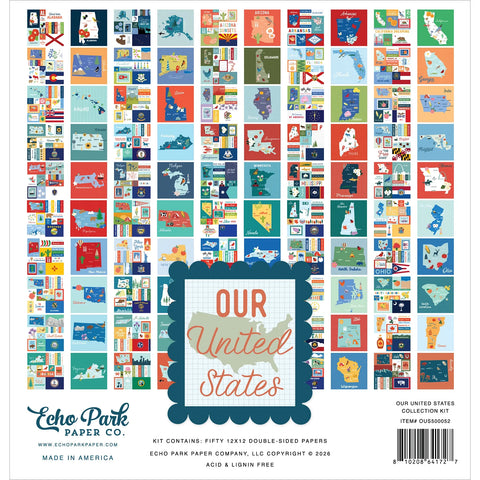 Echo Park - Our United States - 12x12 Collection Kit