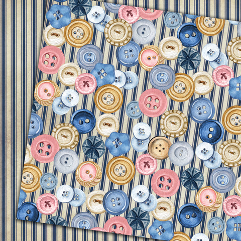 Country Craft Creations - One Stitch at a Time - 8x8 - Cotton Bristol