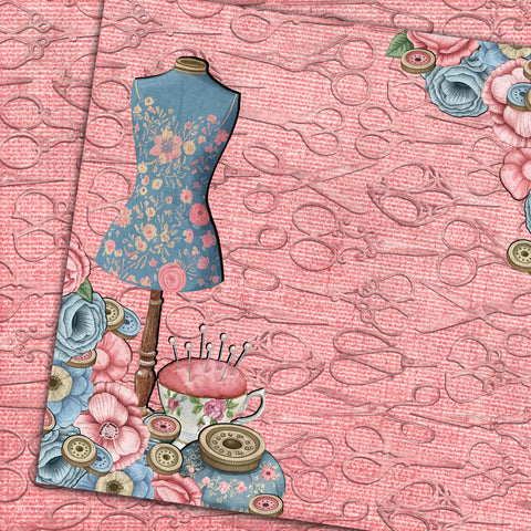 Country Craft Creations - One Stitch at a Time - 8x8 - Cotton Bristol