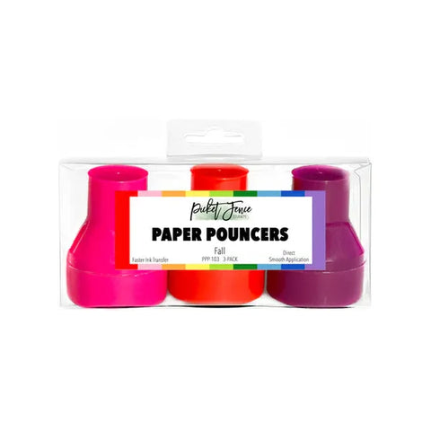 Picket Fence Studios - Paper Pouncers - Fall 3 pk