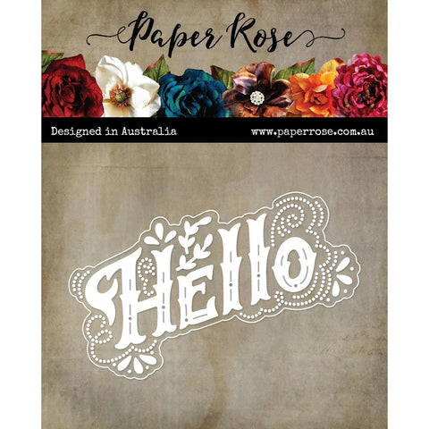 Paper Rose - Metal Cutting Die / Layered  - Vintage Hello / 30168