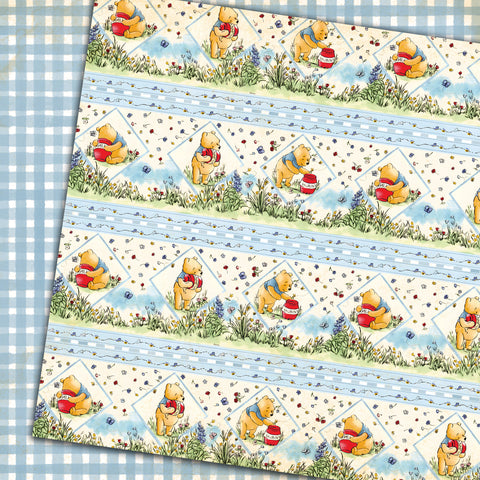 Country Craft Creations - Pooh's Adventure with Friends - 12x12 - Cotton Bristol