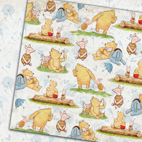 Country Craft Creations - Pooh's Adventure with Friends - 12x12 27 Sheet Collection