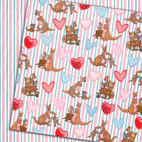 Country Craft Creations - Pooh's Adventure with Friends - 12x12 - Cotton Bristol