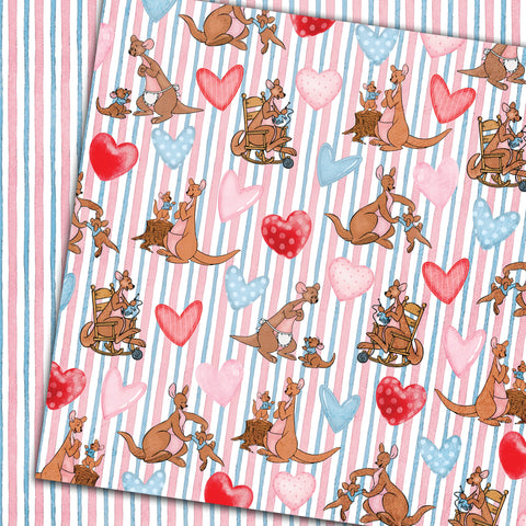 Country Craft Creations - Pooh's Adventure with Friends - 8x8 - Cotton Bristol