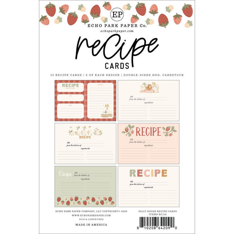 Echo Park - Silly Goose Recipe Cards