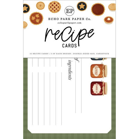 Echo Park - Americana Recipe Cards