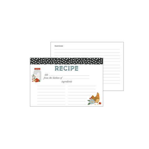 Echo Park - Chickens Recipe Cards