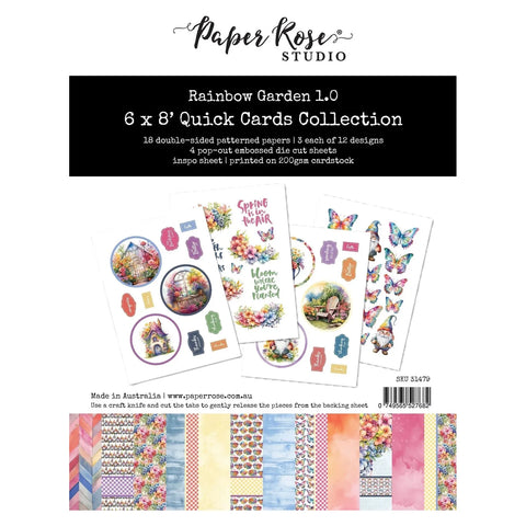 Paper Rose - Rainbow Garden 1.0 6x8 - Quick Cards Collection