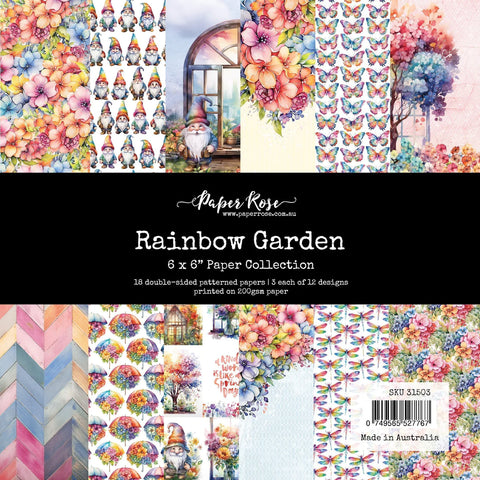 Paper Rose - Rainbow Garden - 6x6 Paper Collection
