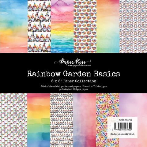 Paper Rose - Rainbow Garden - Basics 6x6 Paper Collection