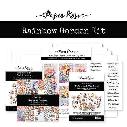 Paper Rose - Rainbow Garden - Cardmaking Kit