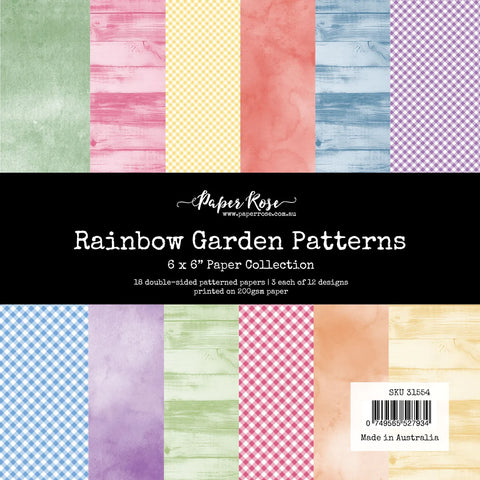 Paper Rose - Rainbow Garden - Patterns 6x6 Paper Collection