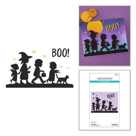 Spellbinders - Boo Parade Etched Dies