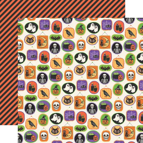 Echo Park - Halloween Parade - 12x12 Single Sheets/ Haunted Portraits