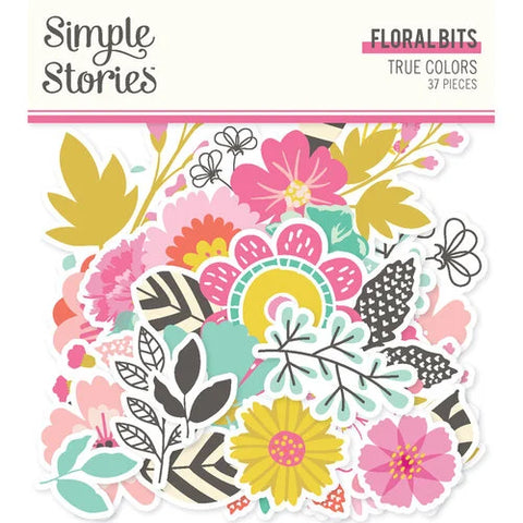 Simple Stories - True Colors Layered Chipboard