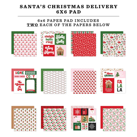 Echo Park - Santa's Chrstimas Delivery  - 6x6 Paper Pad