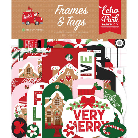 Echo Park - Santa's Christmas Delivery - Frames And Tags