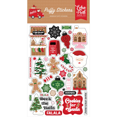 Echo Park - Santa's Christmas Delivery - Puffy Stickers