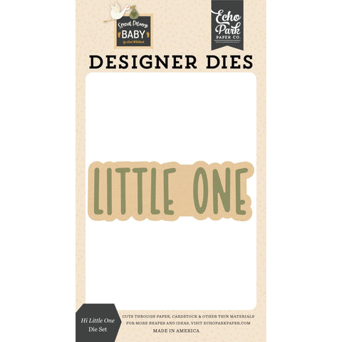 Echo Park - Special Delivery Baby - Die Set - Hi Little One Small Die Set
