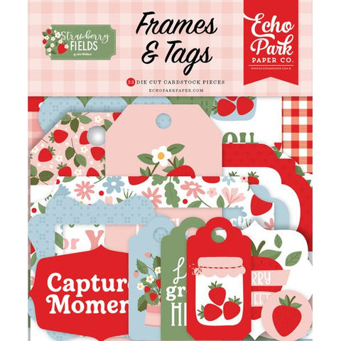 Echo Park - Strawberry Fields - Frames & Tags