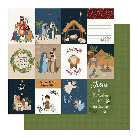 Photo Play - Silent Night - 12x12 Single Sheets / A Savior is Born