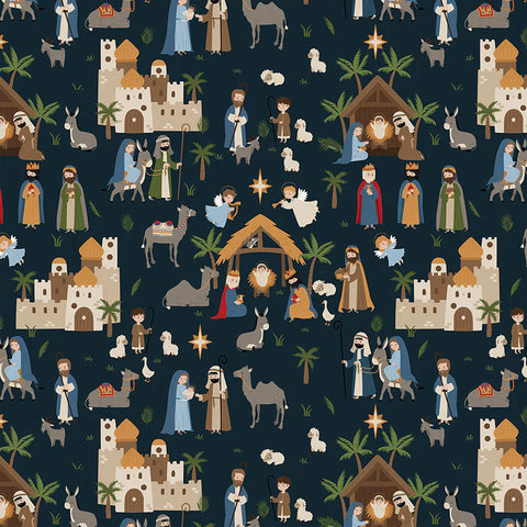 Photo Play - Silent Night - 12x12 Single Sheets / Nativity