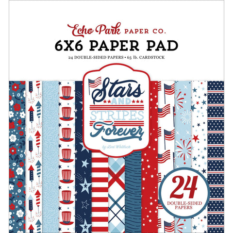 Echo Park - Stars And Stripes - 6x6 Paper Pad