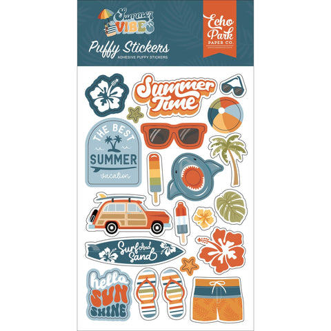 Echo Park - Summer Vibes - Puffy Stickers