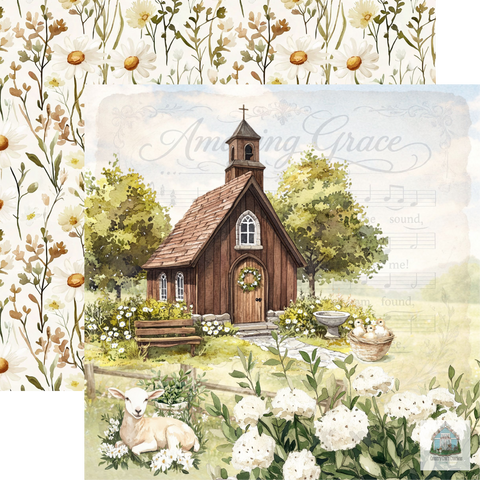 Country Craft Creations -  Be Still 12x12 Single Sheet #6