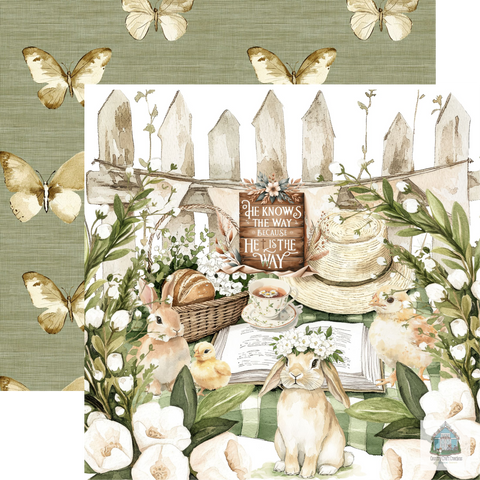 Country Craft Creations -  Be Still 12x12 Single Sheet #7