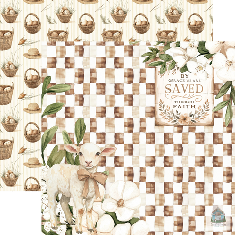 Country Craft Creations -  Be Still 12x12 Single Sheet #9