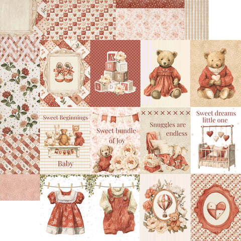 Country Craft Creations -  Sweet Beginnings 12x12 - 27 Sheets