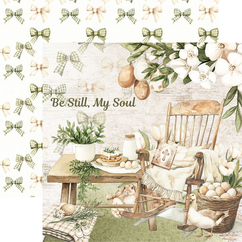 Country Craft Creations -  Be Still 12x12 Single Sheet #11