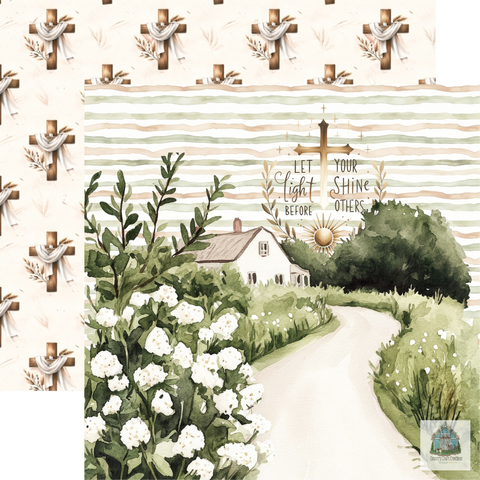 Country Craft Creations -  Be Still 12x12 Single Sheet #8