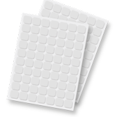 3D Foam Squares - Adhesive - White Thin