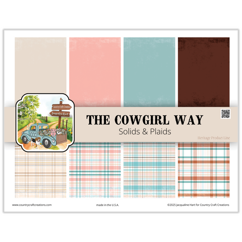Country Craft Creations - The Cowgirl Way Solids & Plaids
