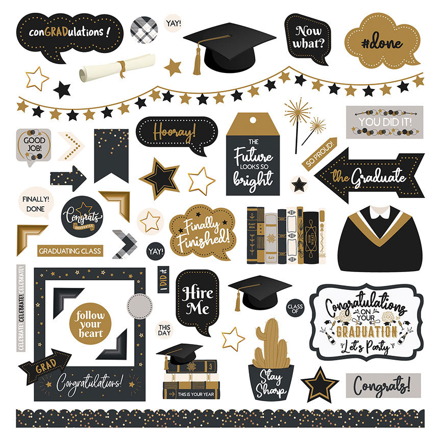 Photo Play - The Graduate - Element Sticker – Country Craft Creations