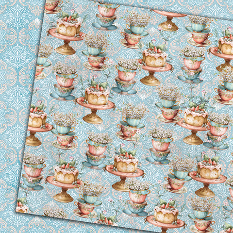 Country Craft Creations - Tea For Two - 8x8 - 27 Sheets Collection Pack