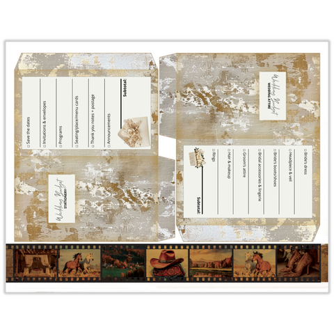 Country Craft Creations - The Cowgirl Bride Add-On Junk Journal Collection