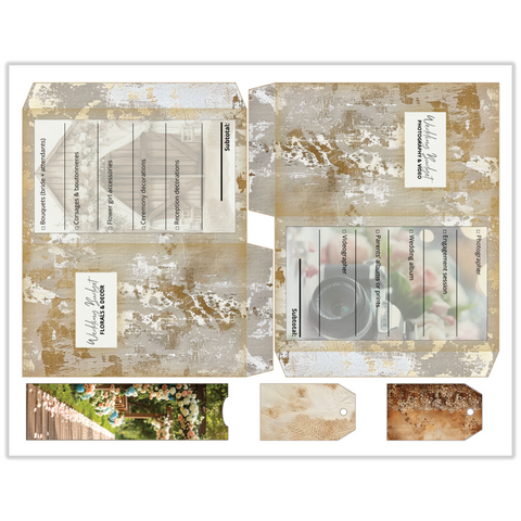 Country Craft Creations - The Cowgirl Bride Add-On Junk Journal Collection